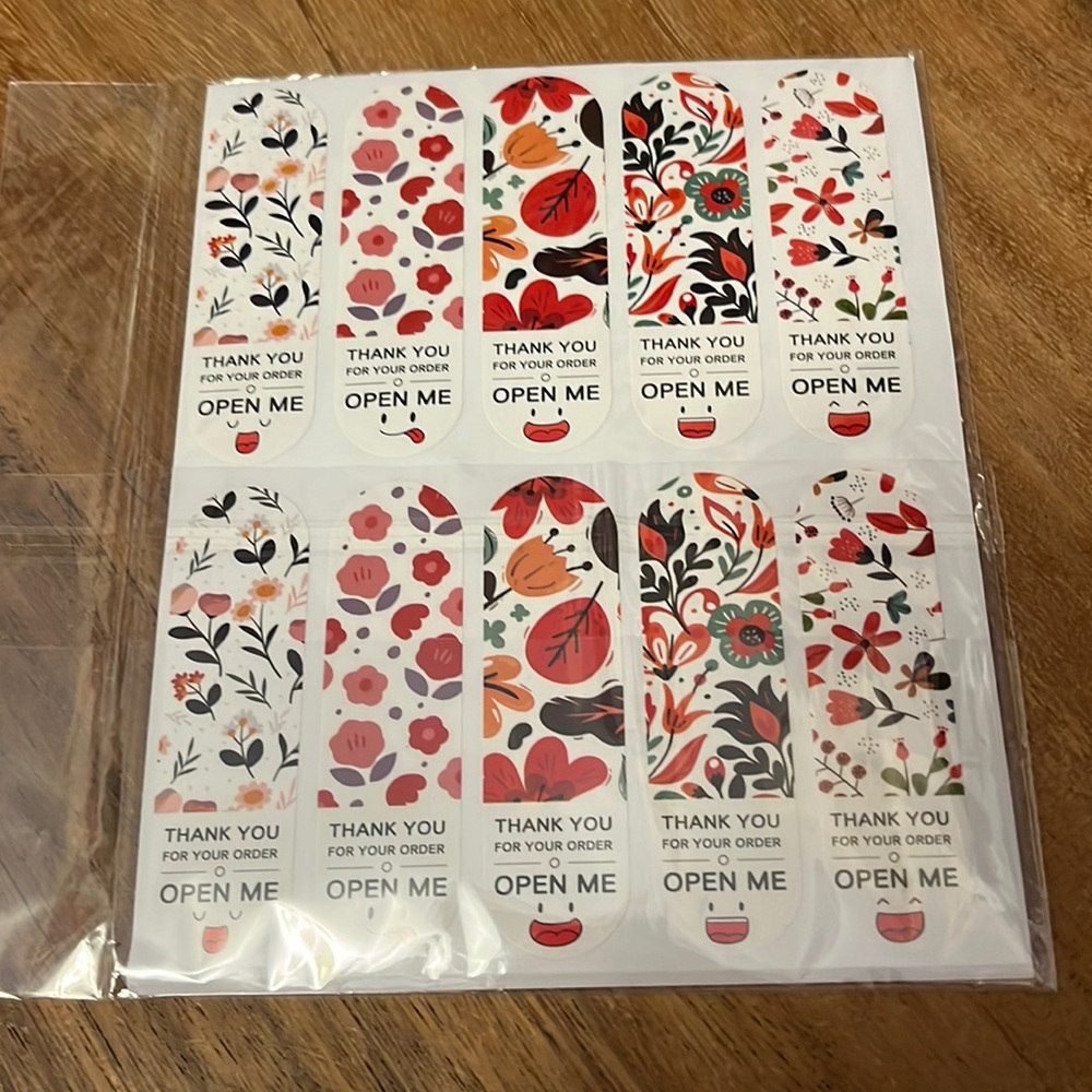 Thank You for Order OPEN ME stickers